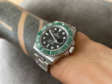 rolex submariner mit grüner lünette|rolex submariner date 2023.